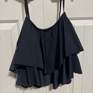 XL Black Swim Top